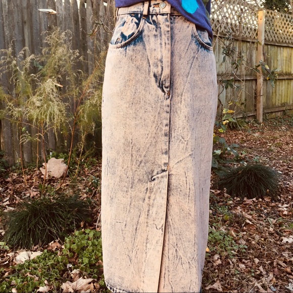 Last Exit Vintage Denim Jean Skirt - Picture 10 of 15